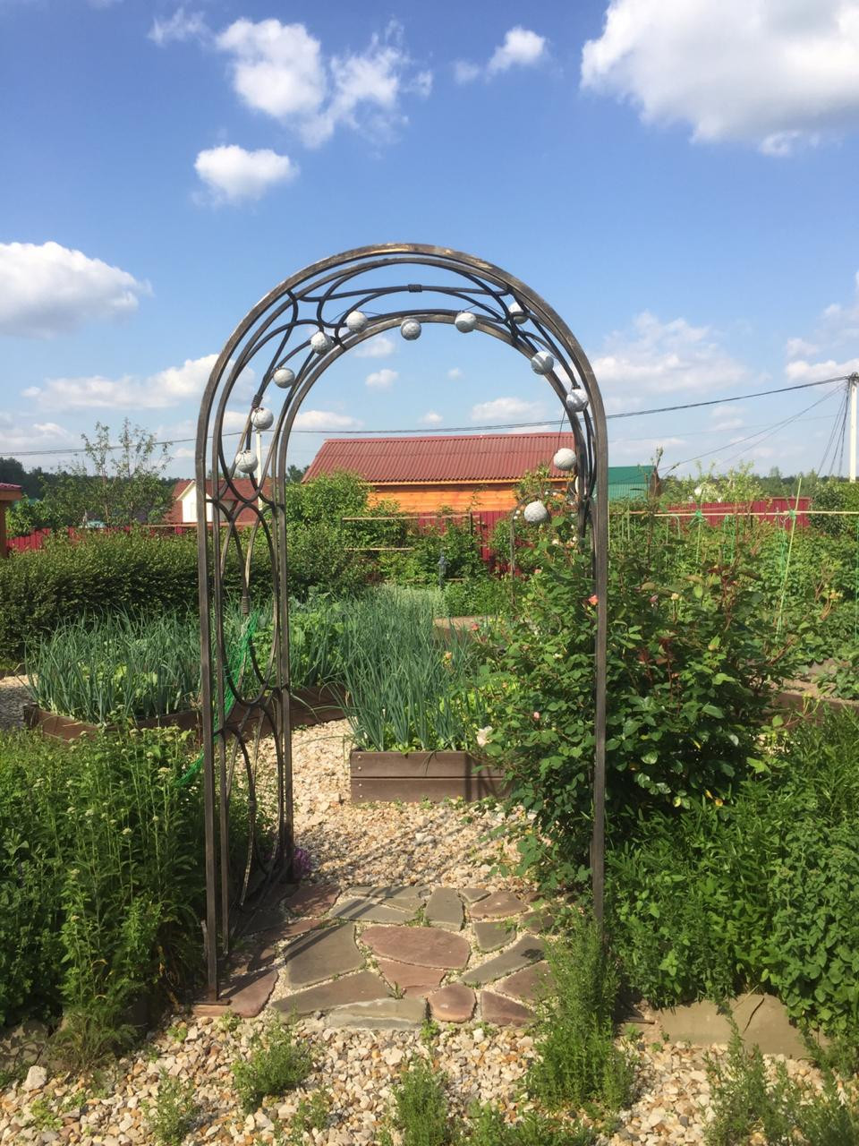 Сад трав и цветов.