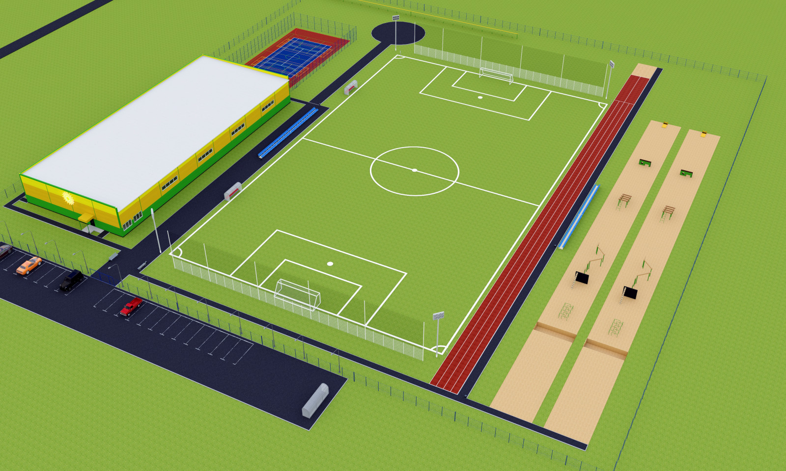 Эскизный проект многофункционального стадиона в Ярославской области