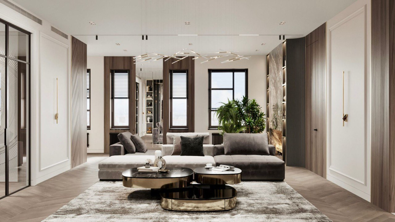 Гармония контрастов в городской квартире