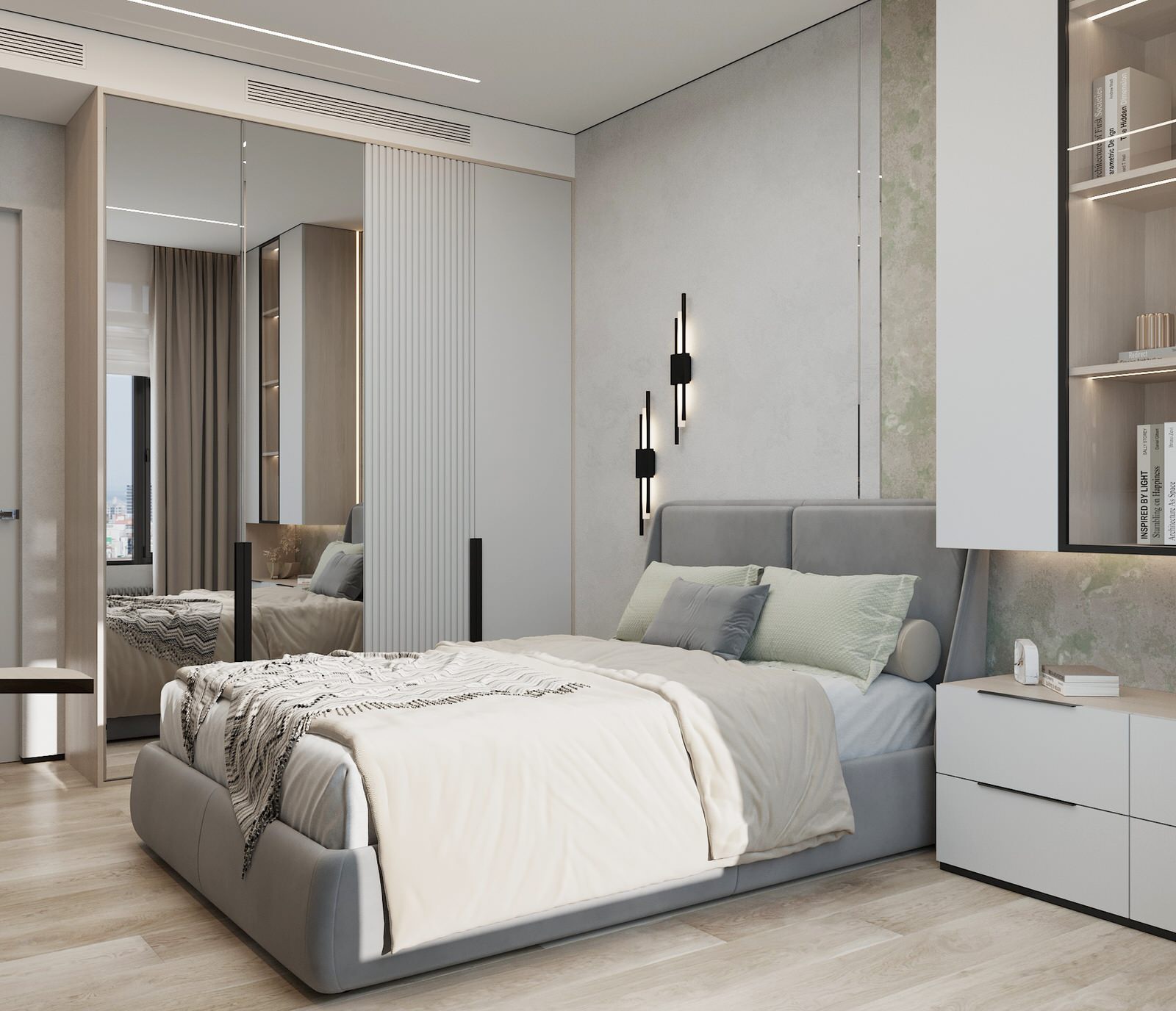 2023г. Интерьер квартиры 134 м2 в ЖК "Чикаго"