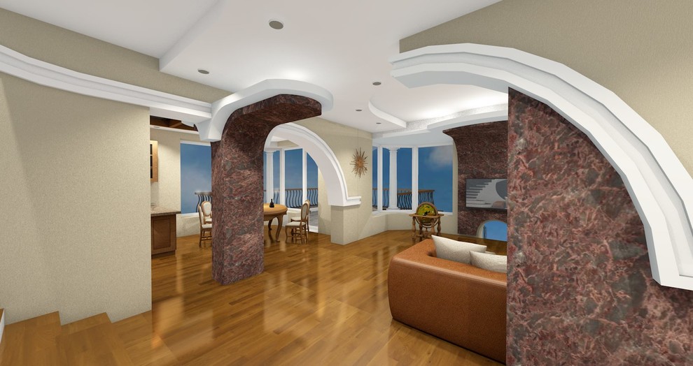 Эскизный проект фасада и интерьера