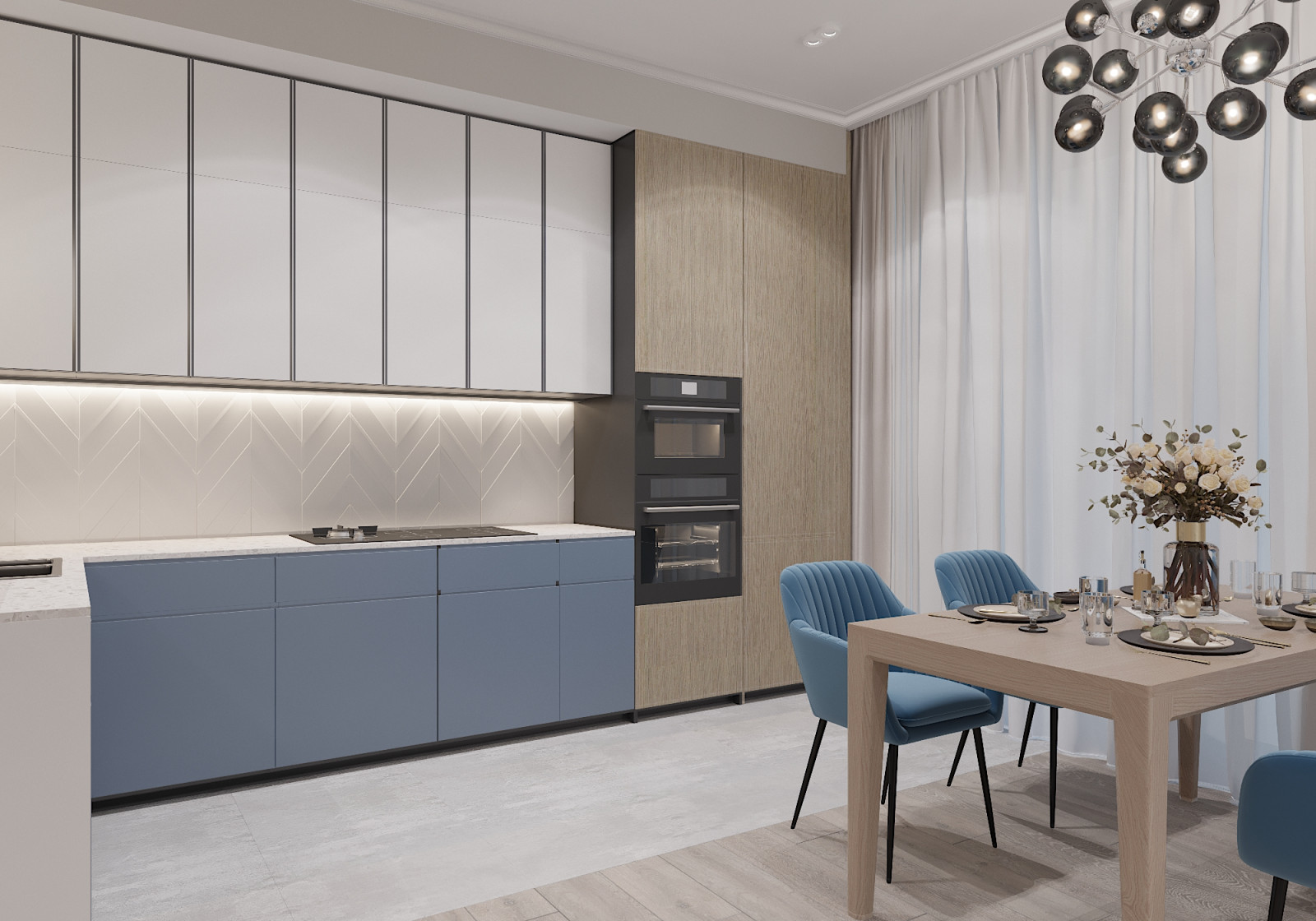 Дом в теплых оттенках