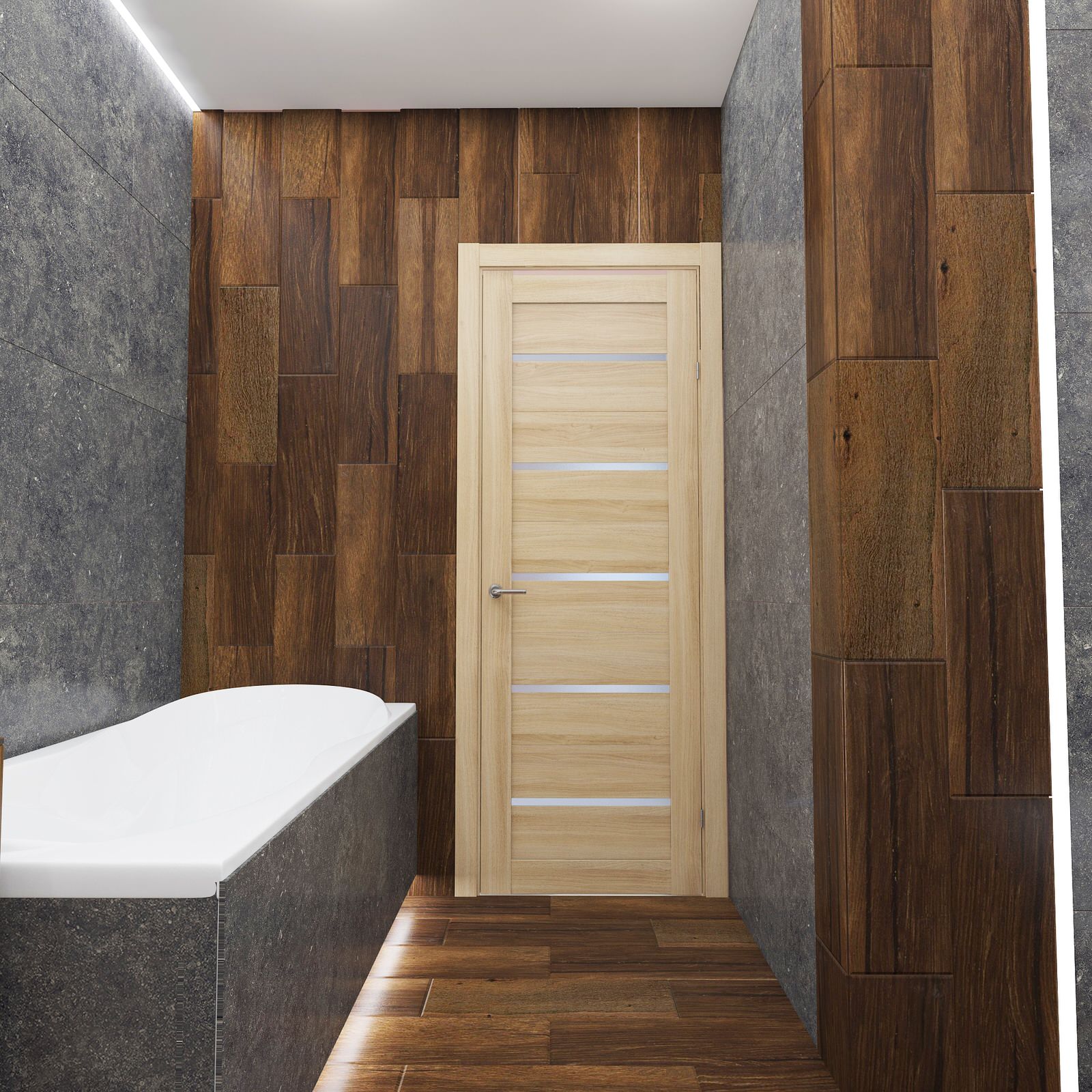 Проект двухуровневой квартиры  в стиле Лофт (135 кв м)