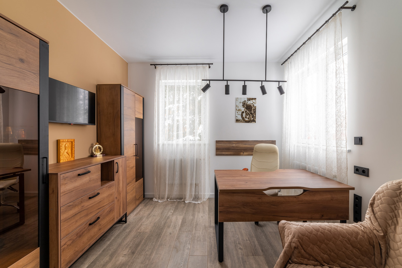 Дом в Назарьево 175 кв. м. Проектные решения 1-го этажа.