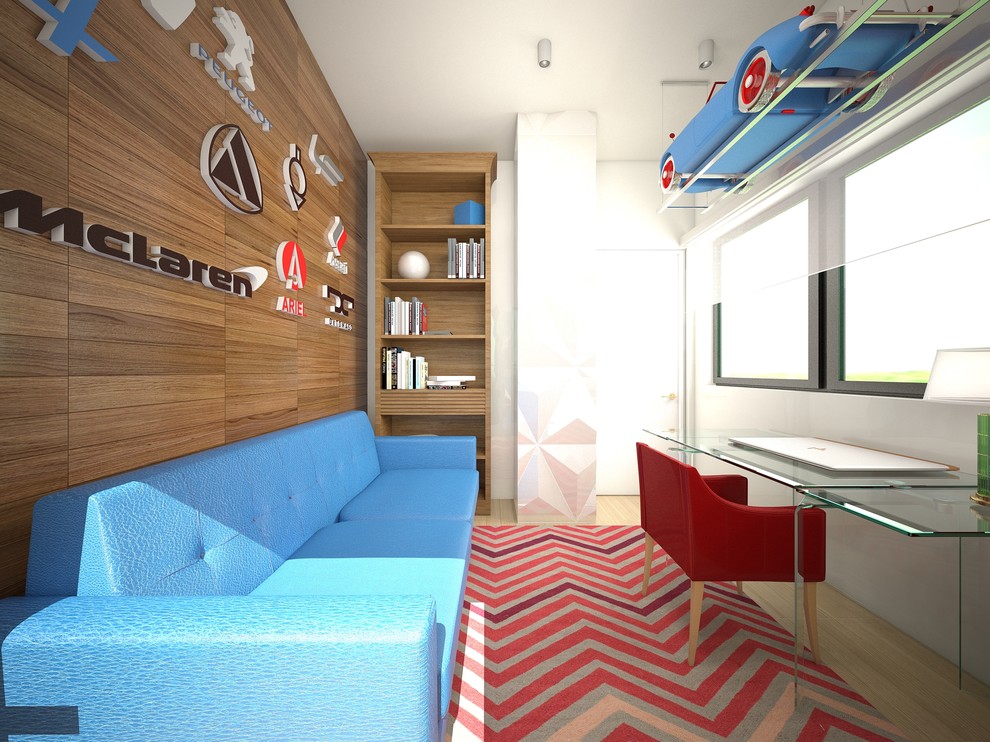 Дом "Куб" в стиле минимализм. Интерьеры в стиле Фьюжн.