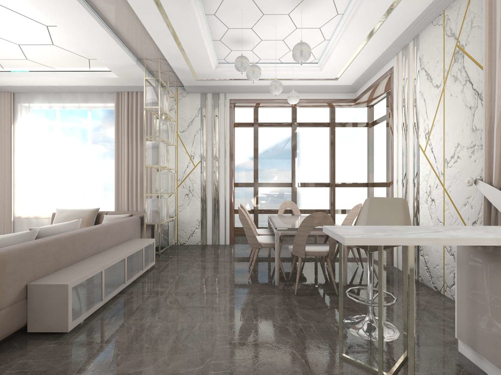 гостиная в  ж к "Гринвуд"