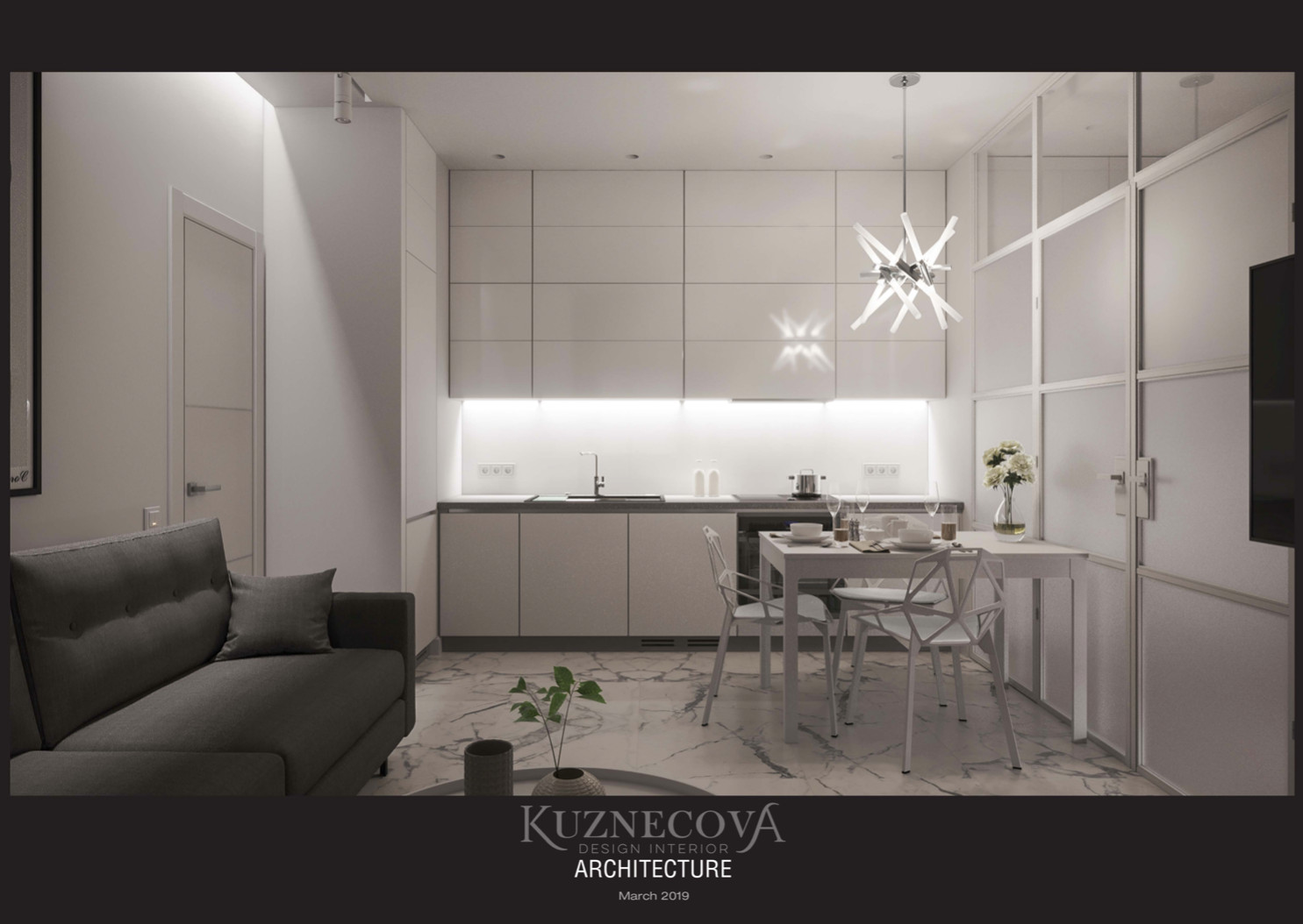 Дизайн проекта квартиры 60 кв.м.