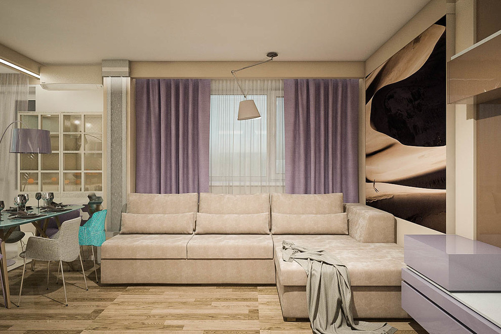 Дизайн-проект для молодой семьи с тремя детьми (жмм)