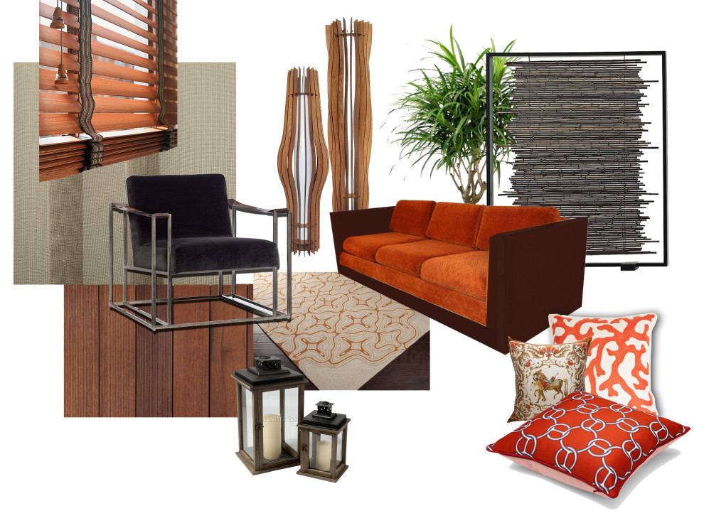 Коллажи для оформления террасы