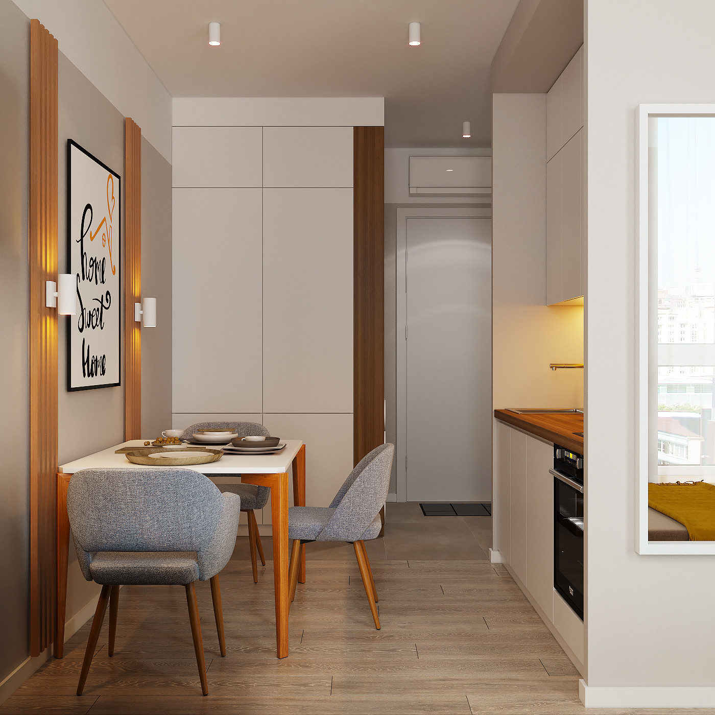 Студия для молодой девушки