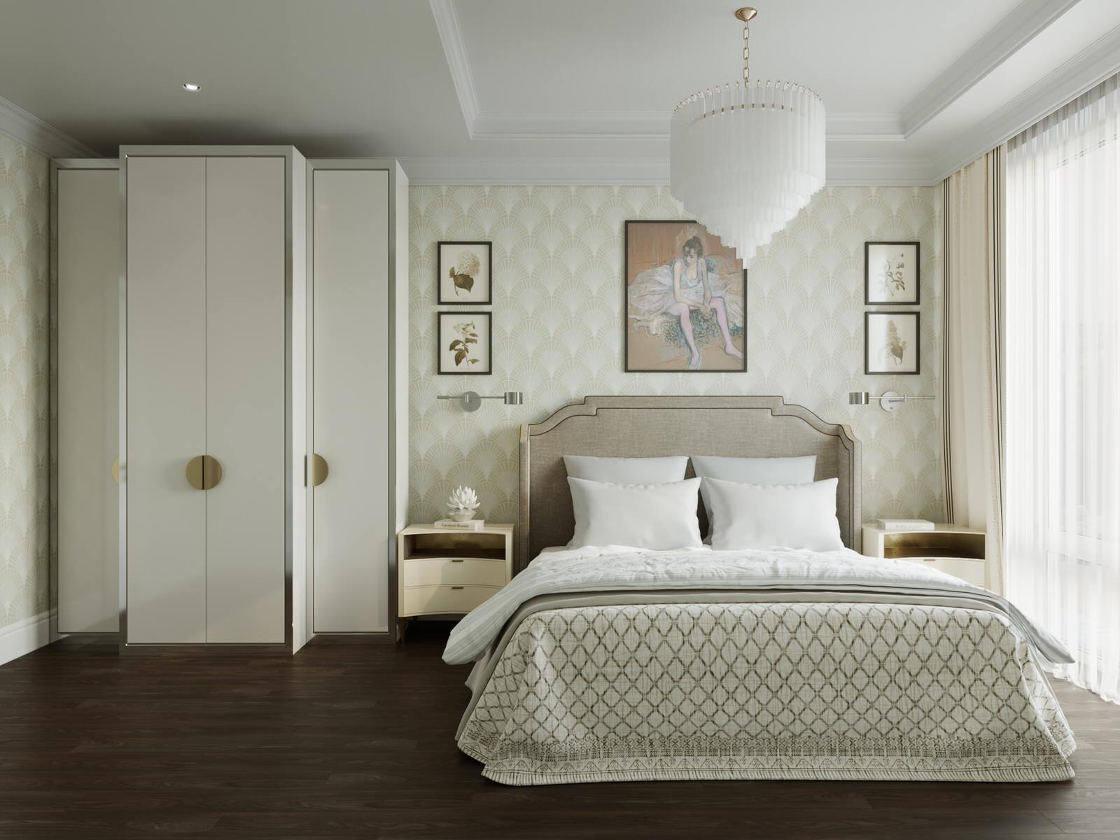 Апартаменты "Пресня Сити" в стиле Барбары Берри