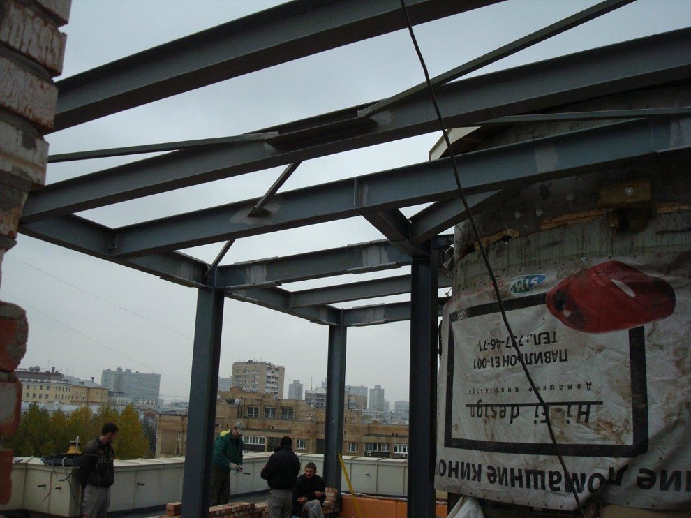 Обложка проекта: Пентхаус с пристройкой на крыше. Богословский проезд,12. Москва