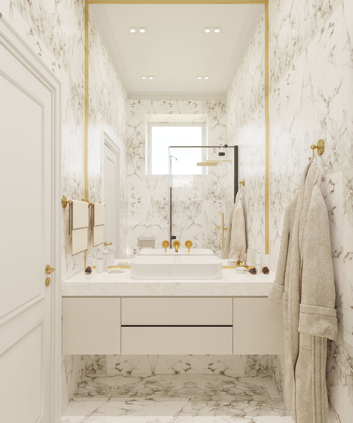 Жилой дом. Дизайн интерьера 1 этажа