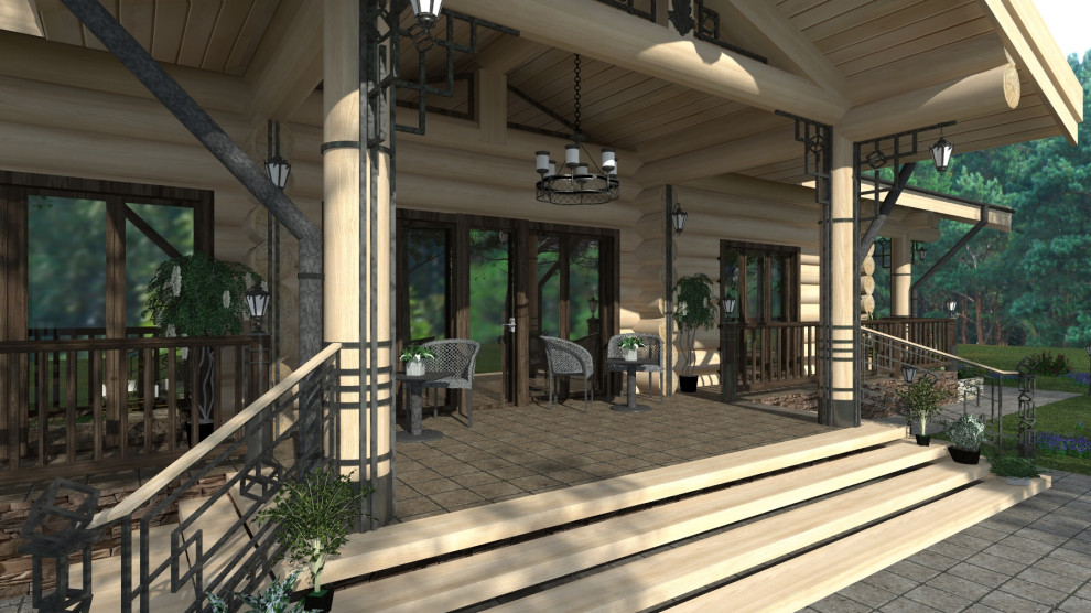 ДОМ В СОСНОВОМ ЛЕСУ