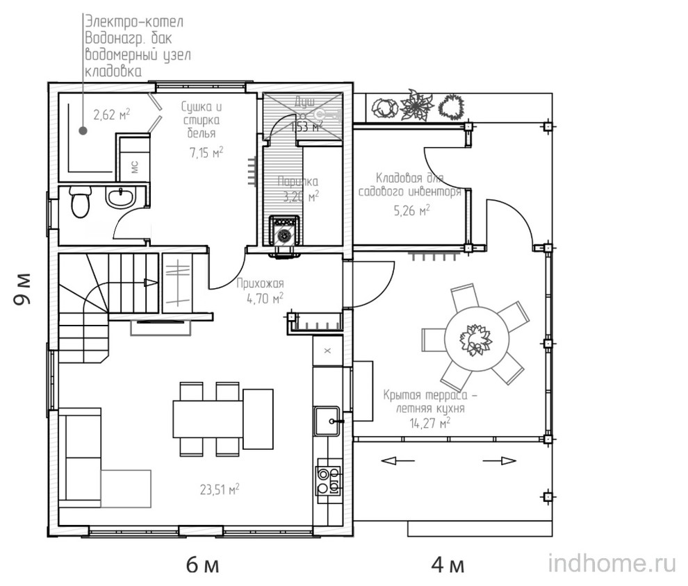 План 1 этажа