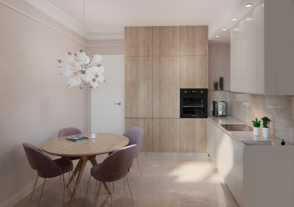 Küche in Vierzimmerwochnung, 108qm. Berlin.