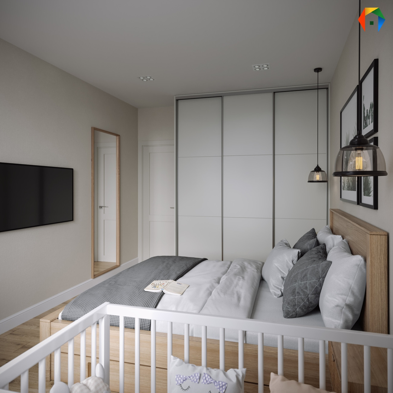 Обложка проекта: Москвичка. Дизайн для квартиры с солнечной прихожей