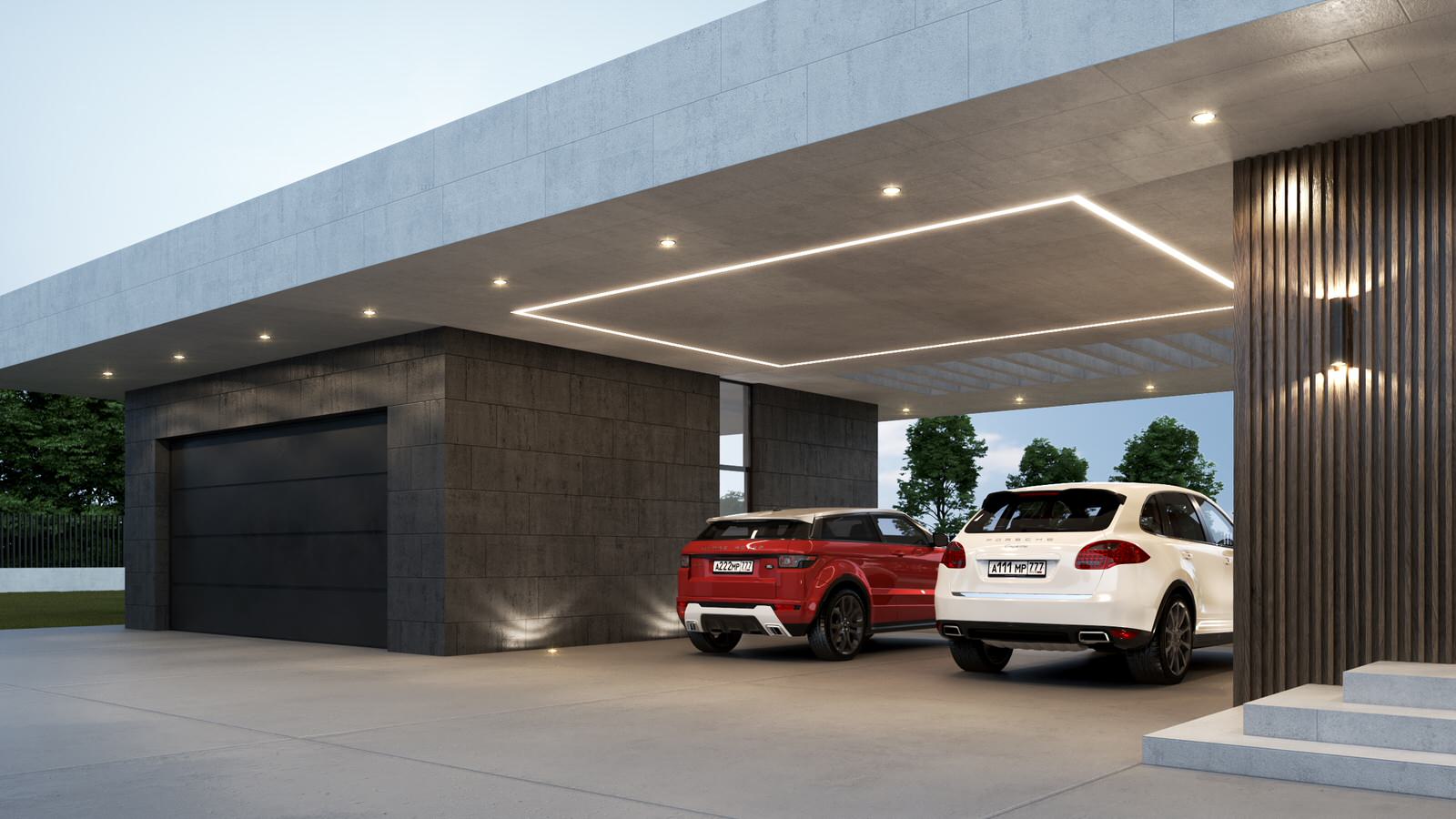 Частный жилой дом с бассейном