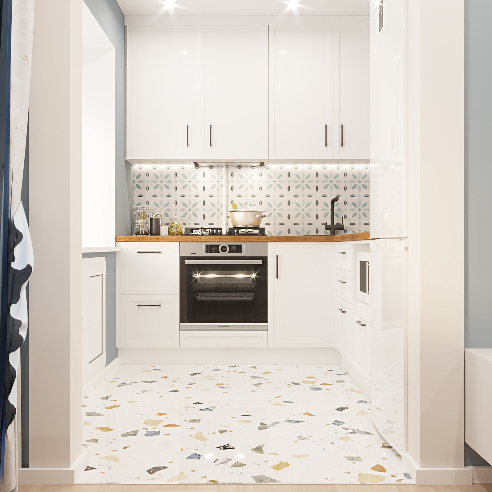 Дизайн-проект квартиры. S=50м2