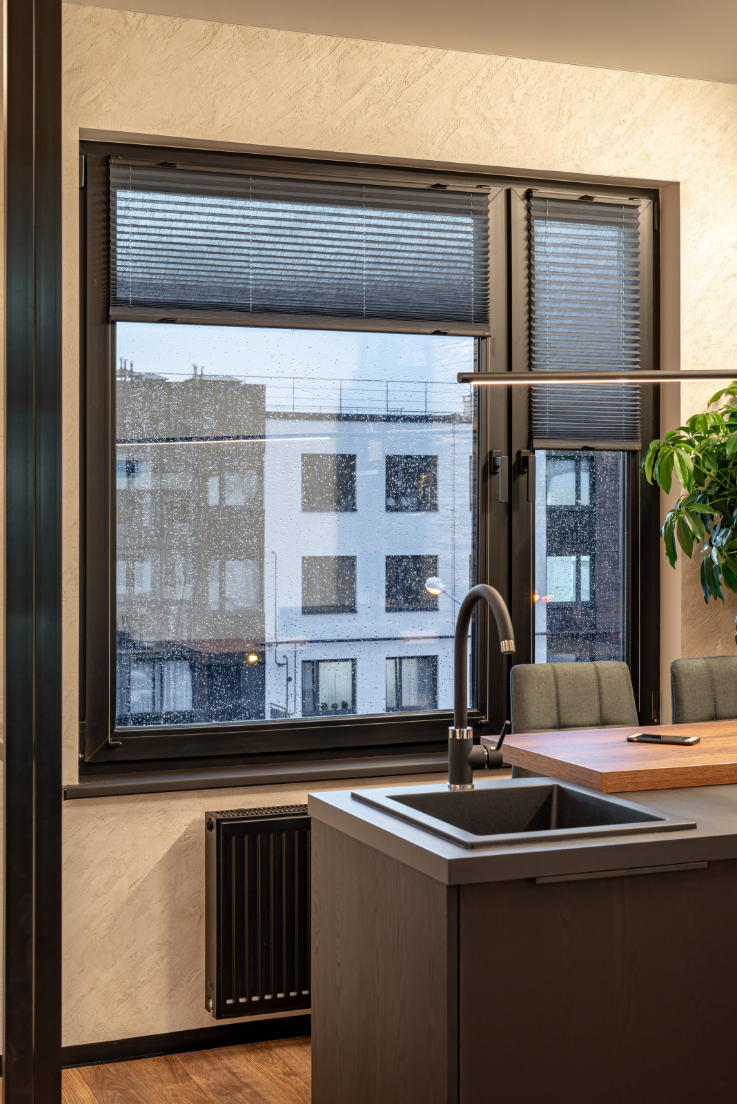 ЖК САМПО. 1-комнатная квартира в брутальном стиле, "от бетона" до заселения