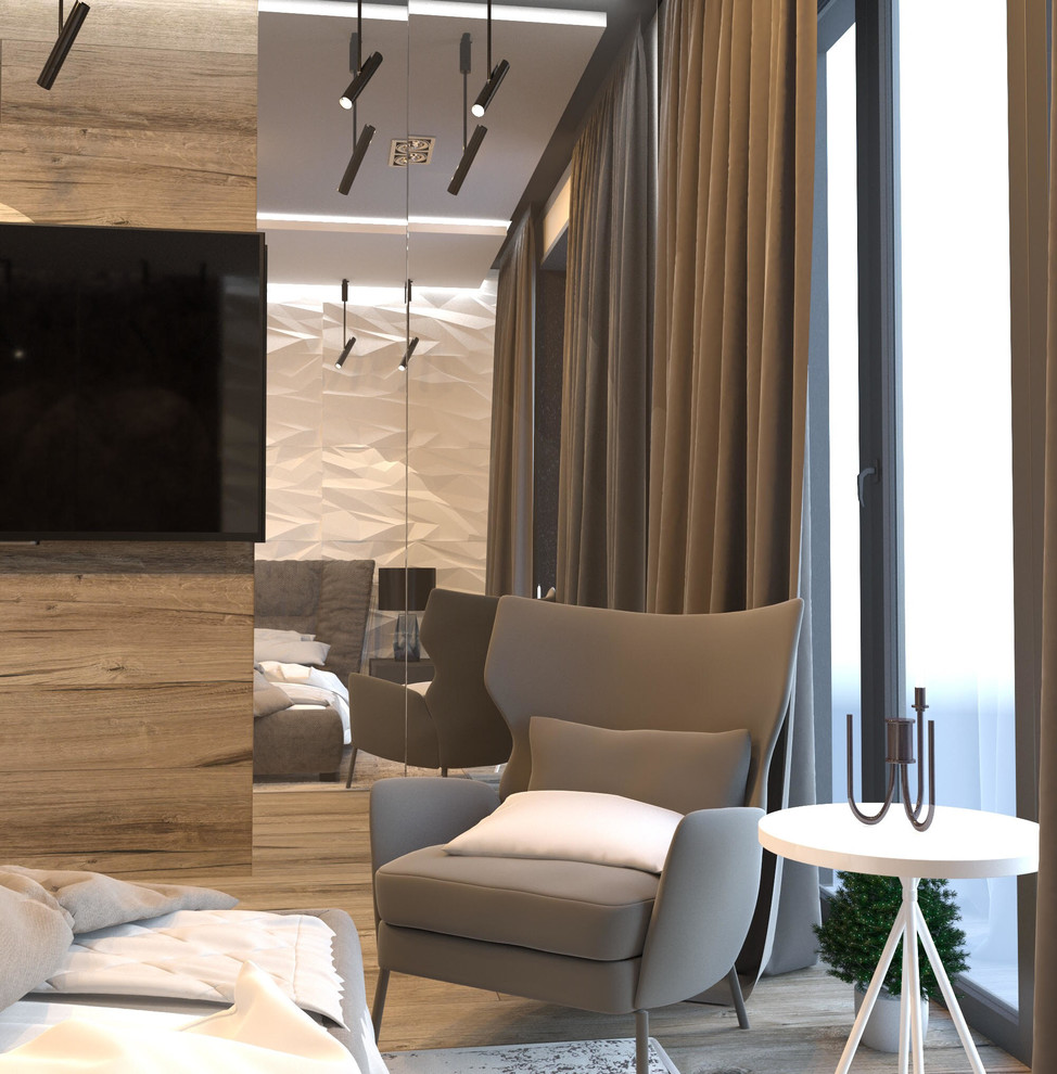 Спальня хайтек