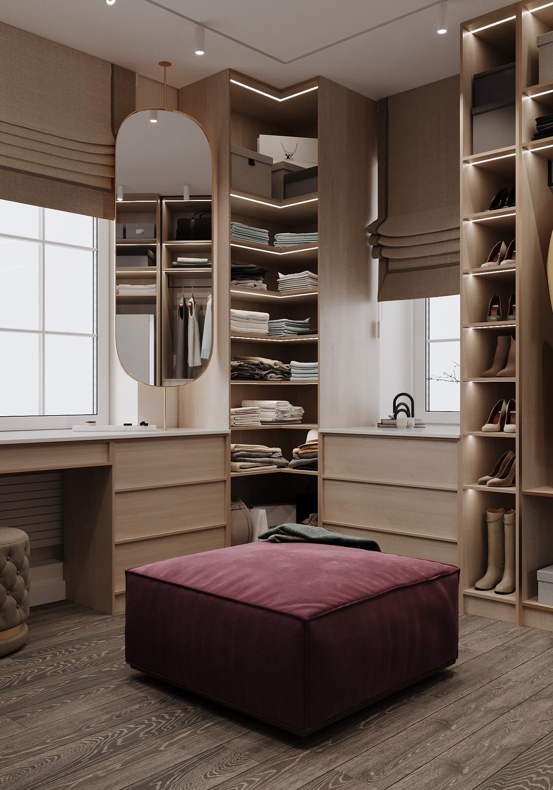 Интерьер загородного дома кардинально отличающийся от домов в округе