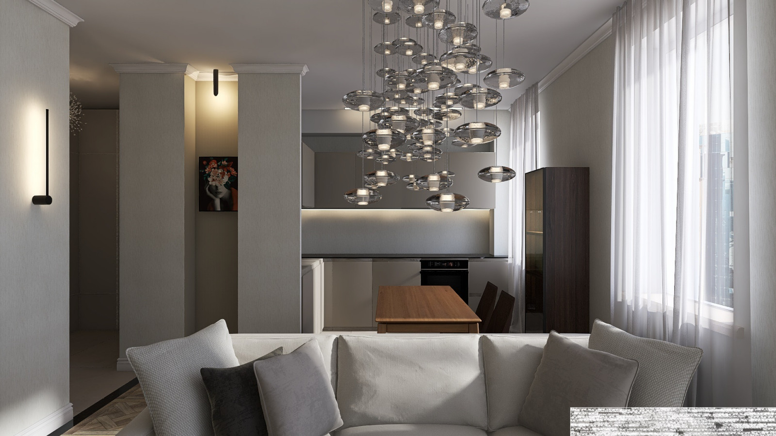 Подбор света в готовый интерьер