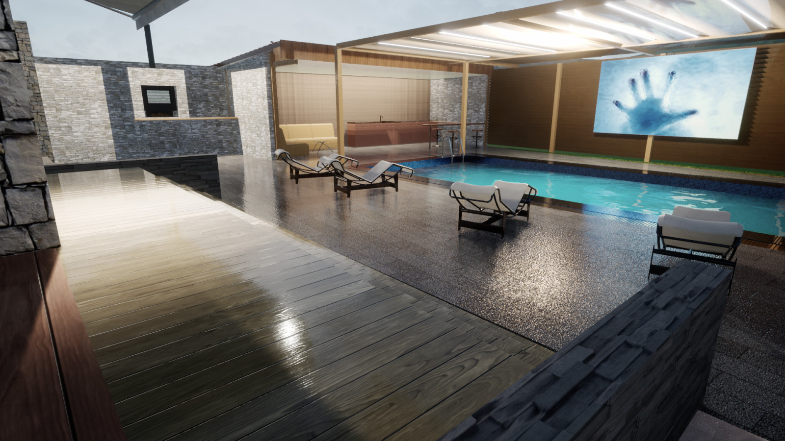 Планировки существующего коттеджа и планировка территории