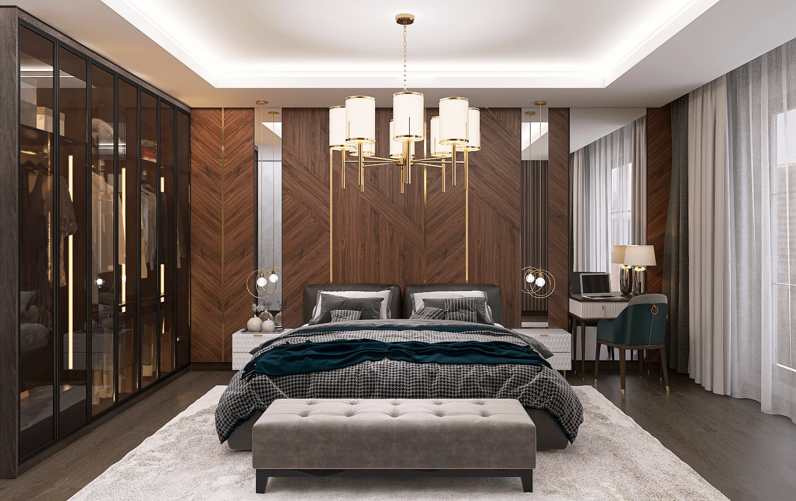 Большая спальня