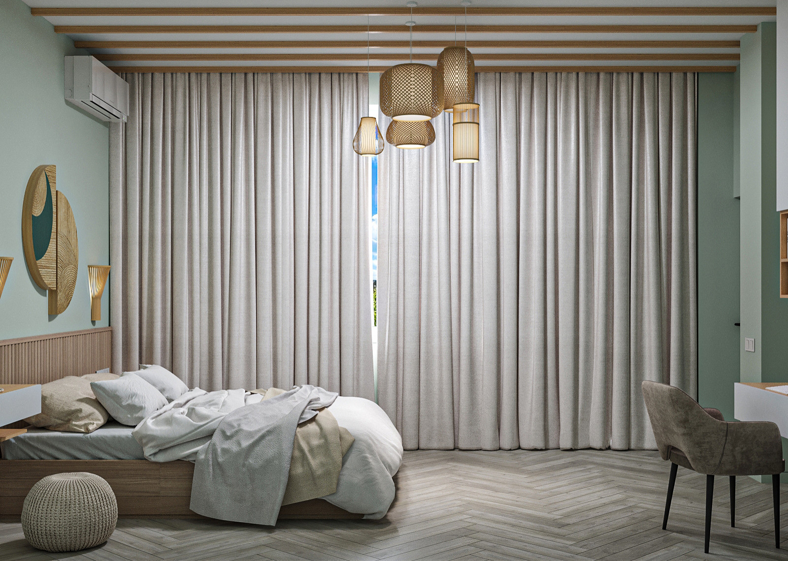 Древесно-мятное дуновение.