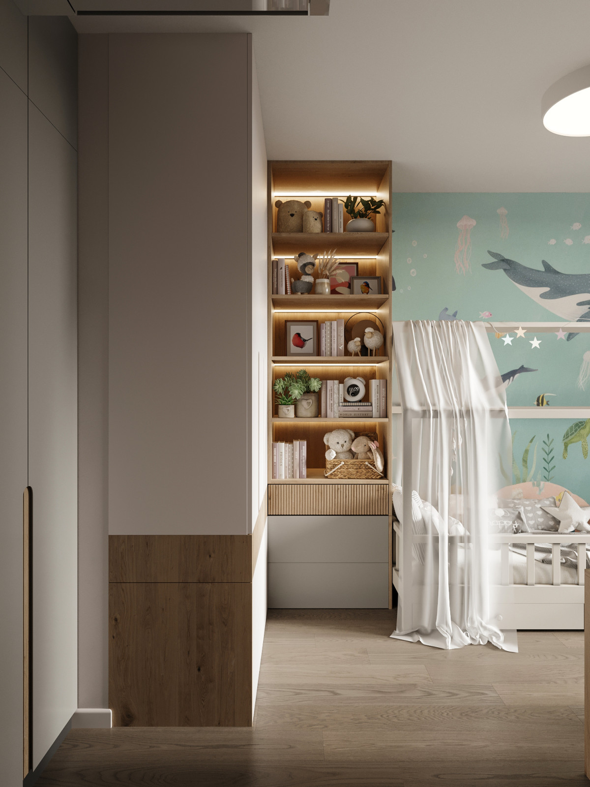 Современный проект квартиры 73 м² в ЖК на Причальном