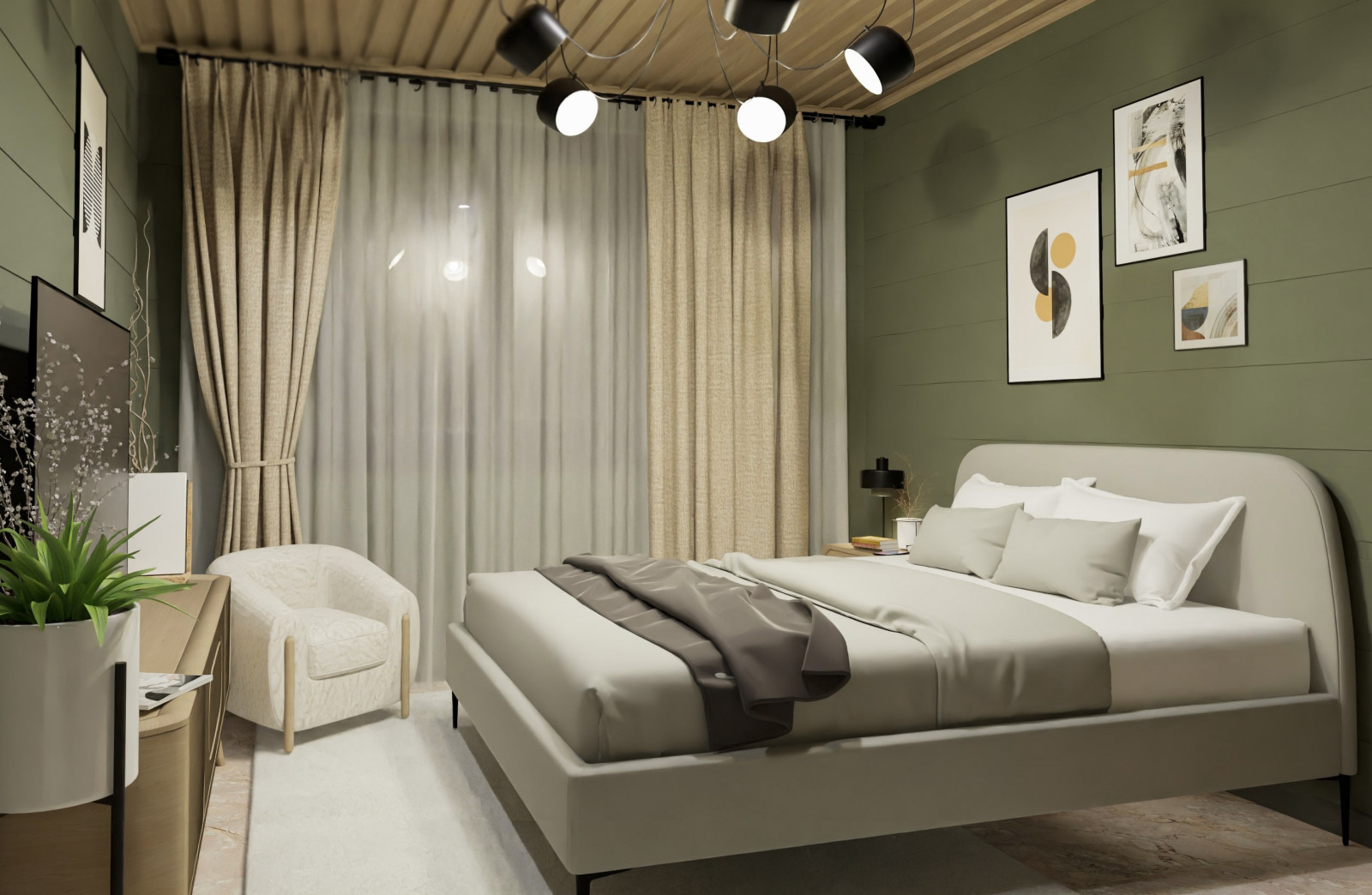 Обложка проекта: Гостевая спальня