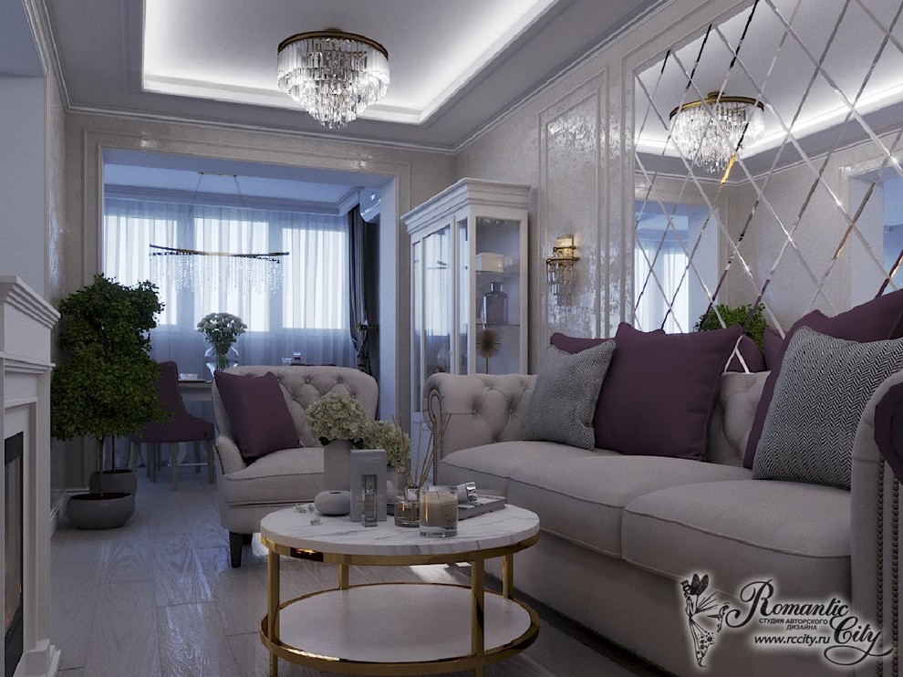 Дизайн квартиры 65 кв.м.