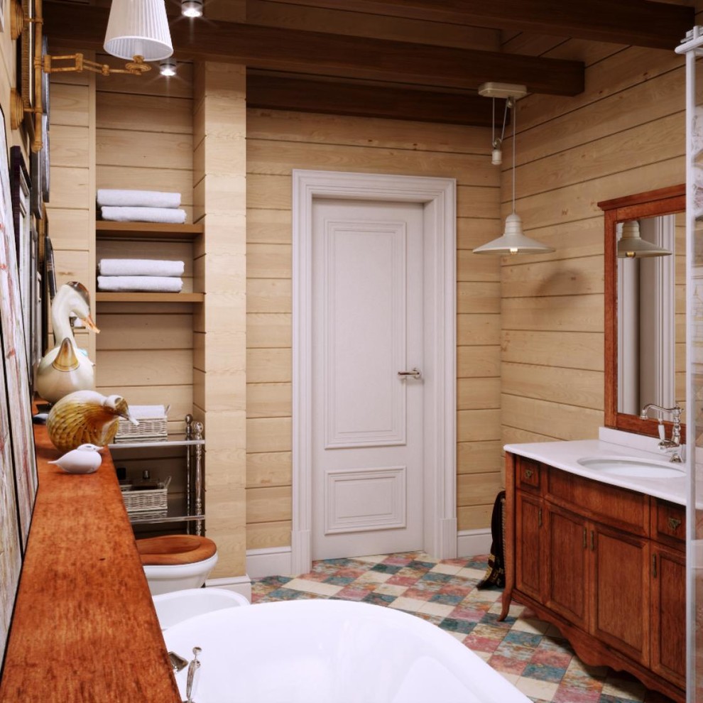 Деревянный дом. Английский кантри.