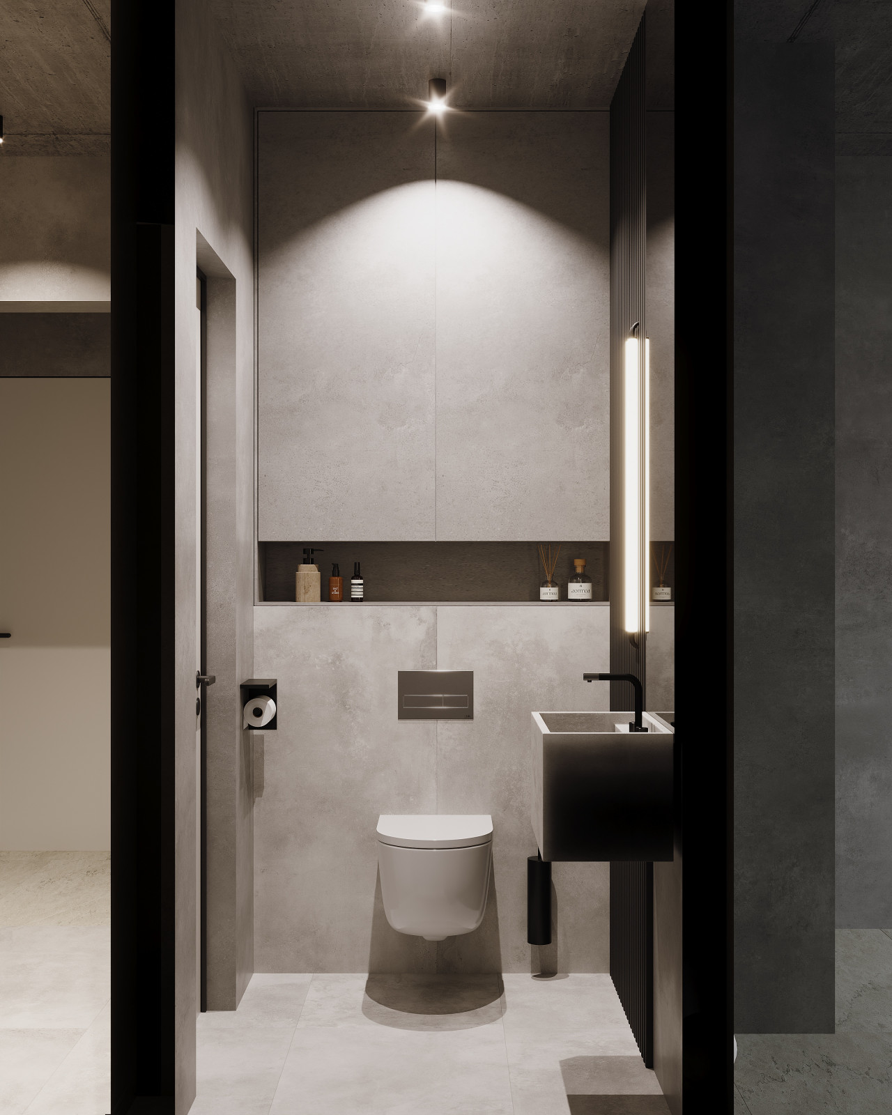 Обложка проекта: Интерьер санузла