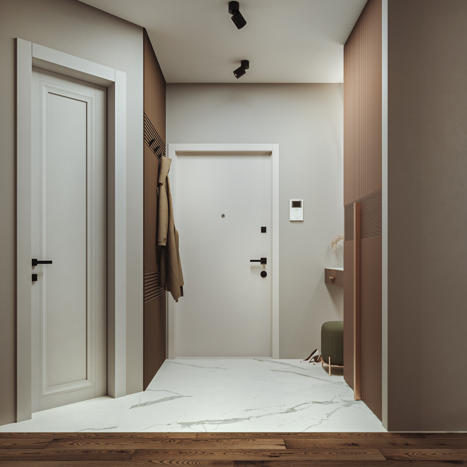 Квартира в природных тонах