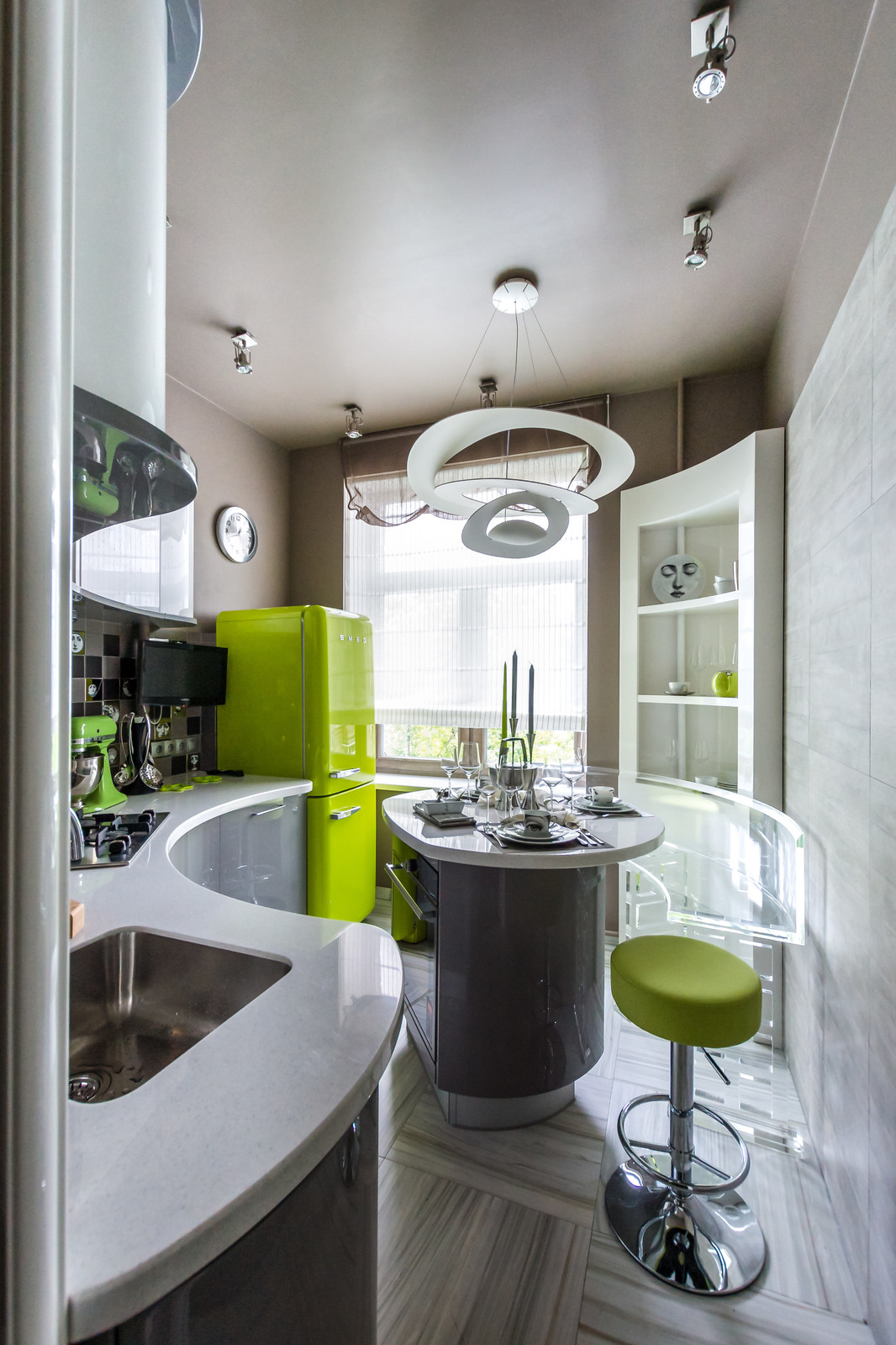 Проект "Женская кухня с мужским характером" для программы Квартирный Вопрос.НТВ