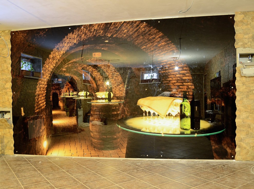 Обложка проекта: стеклянное панно