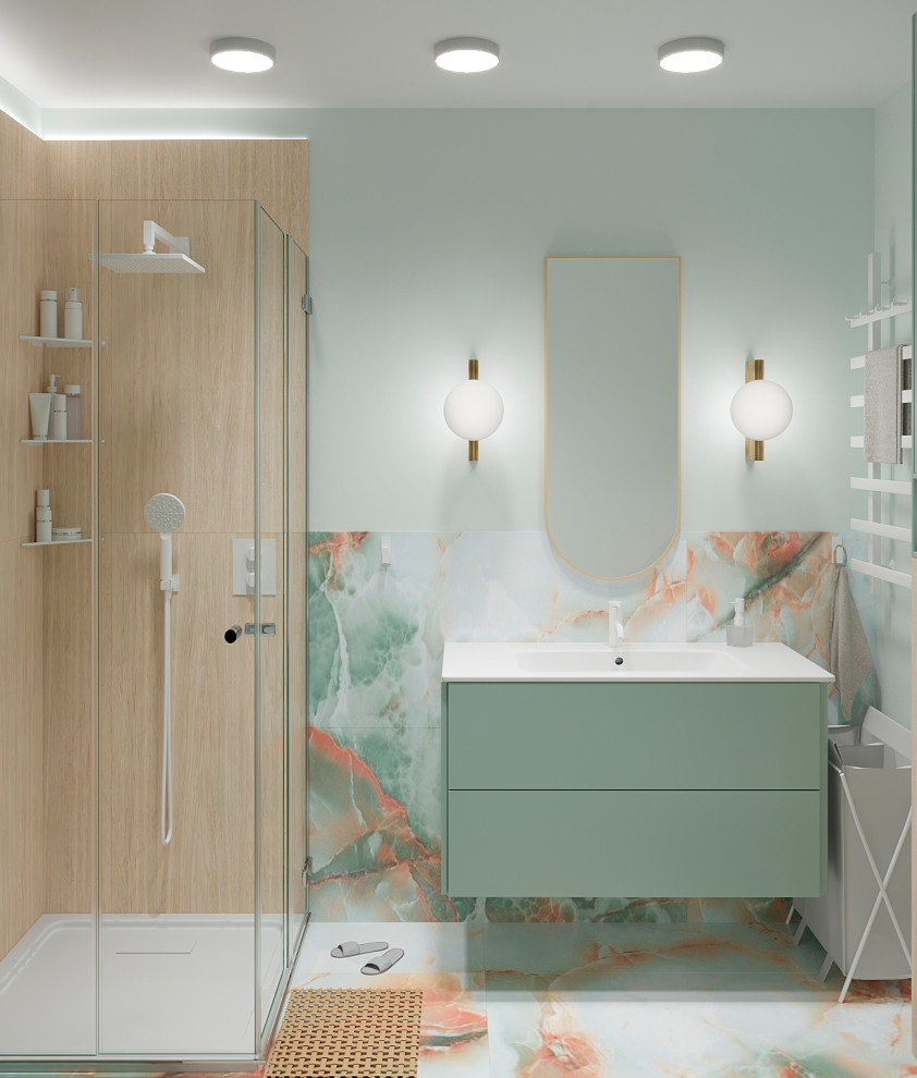 Обложка проекта: Ванная комната в современном стиле