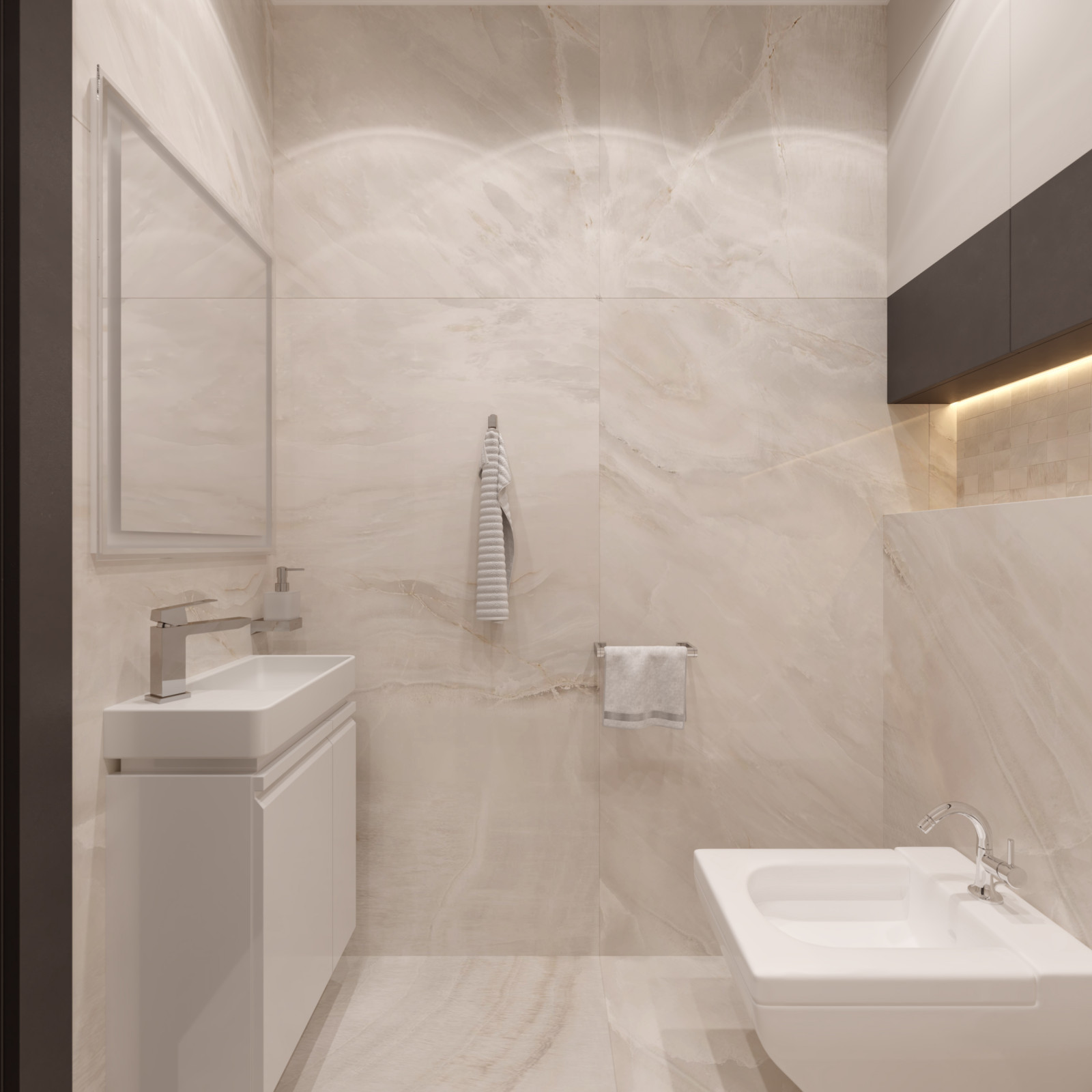 Дизайн интерьера квартиры. 168 кв.м. Soft contrasts.