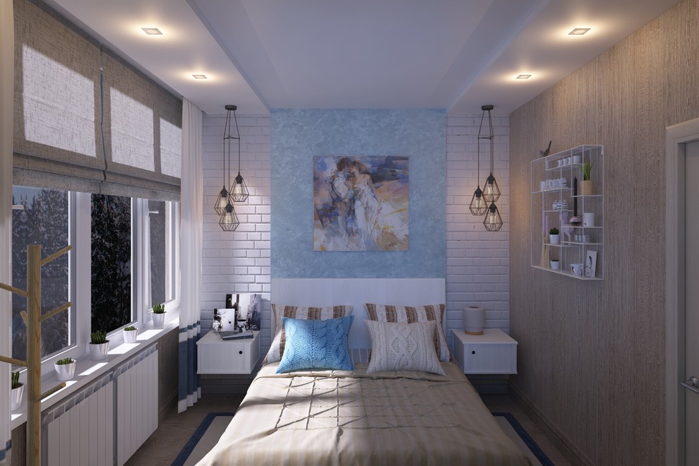 Спальня в нежных тонах