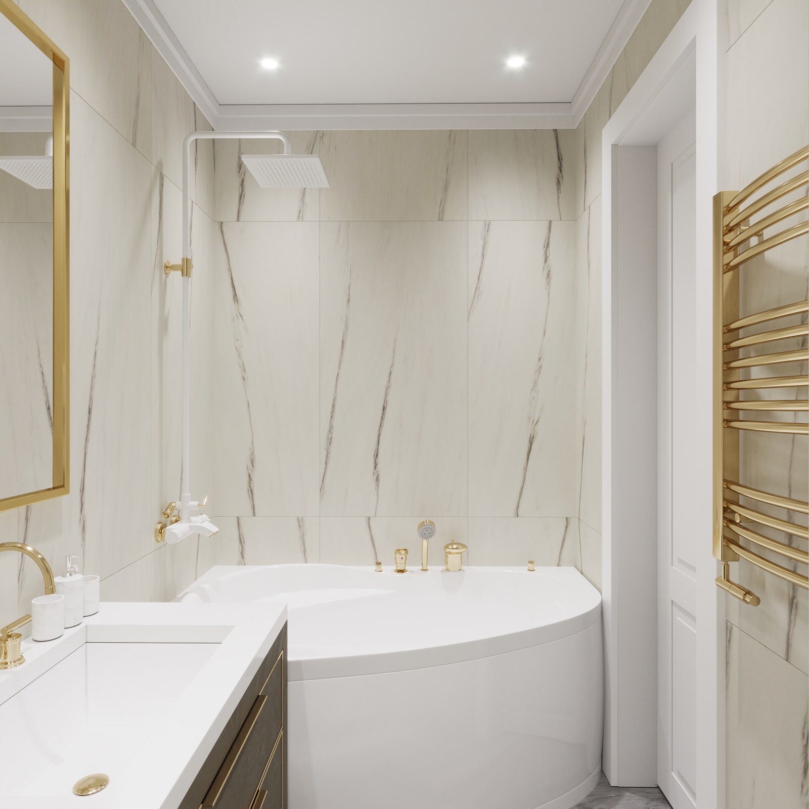 Дизайн интерьера 4-х комнатной квартиры