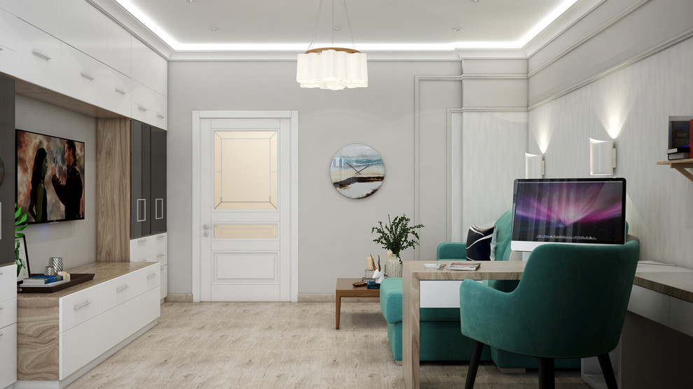 Дизайн проект двухкомнатной квартиры для молодой семьи