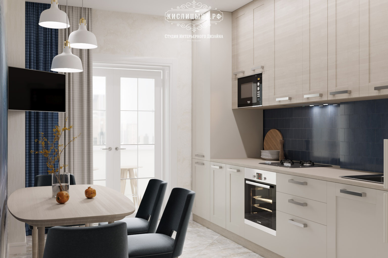 Кухня в жилом доме г. Рязань, ул. Новоселов