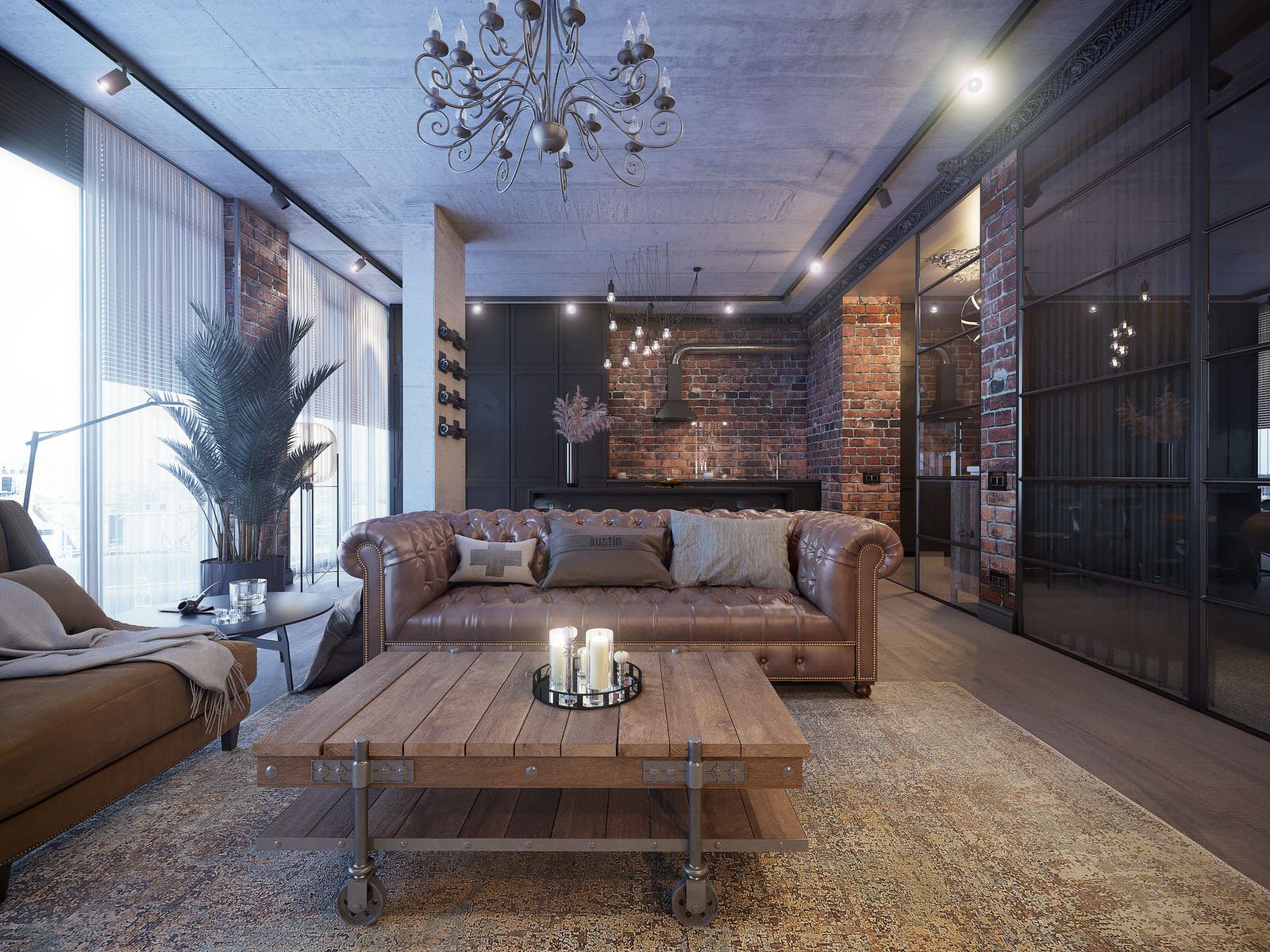 Кухня-Гостиная-Спальня