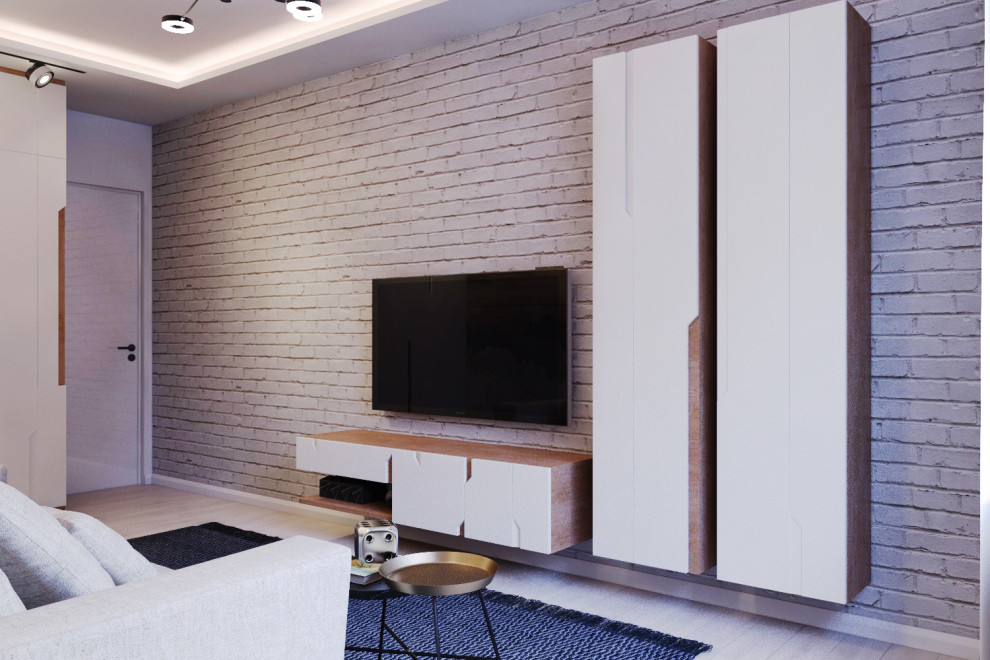 Дизайн интерьера однокомнатной квартиры для сдачи в аренду. Краснодар