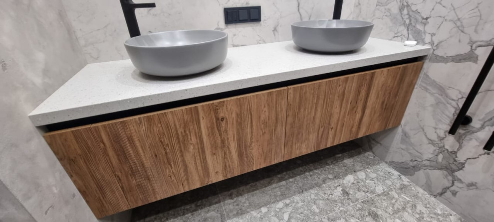 Обложка проекта: Стильный санузел в ЖК Onyx Deluxe