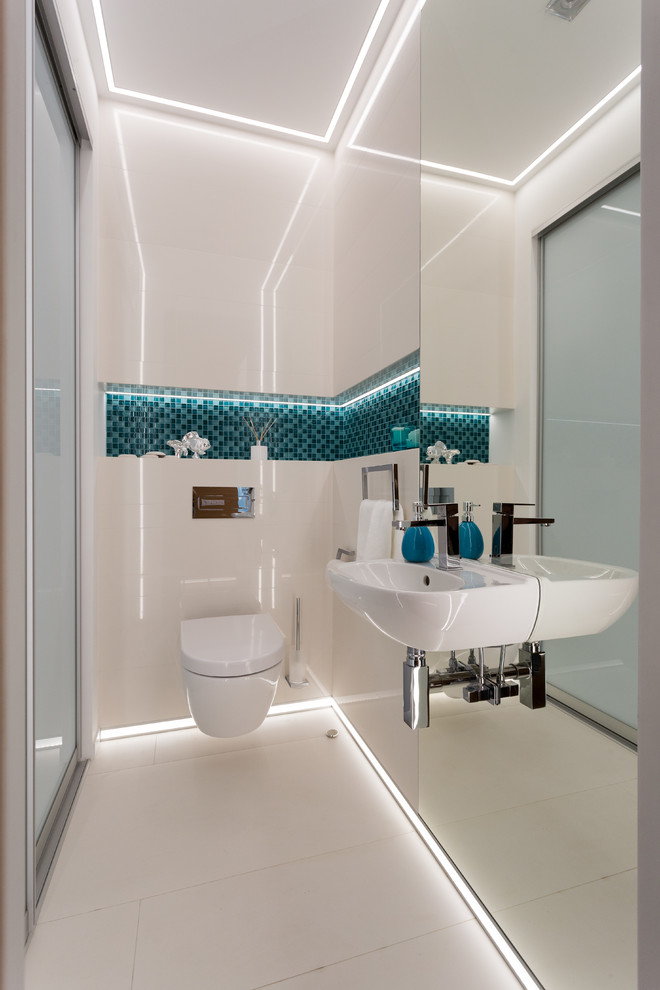 Квартира в бирюзовых оттенках