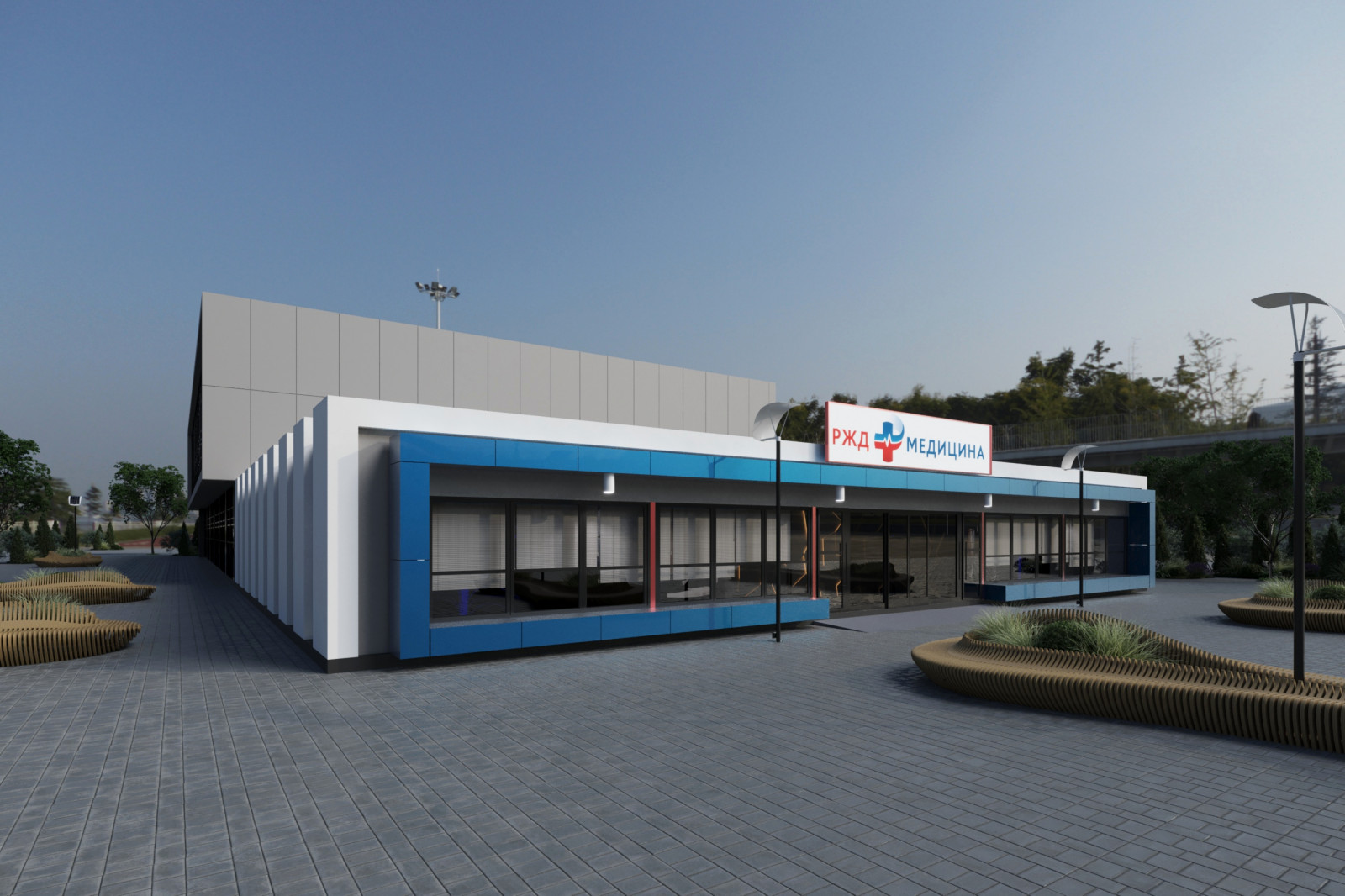 3d визуализация экстерьера зданий