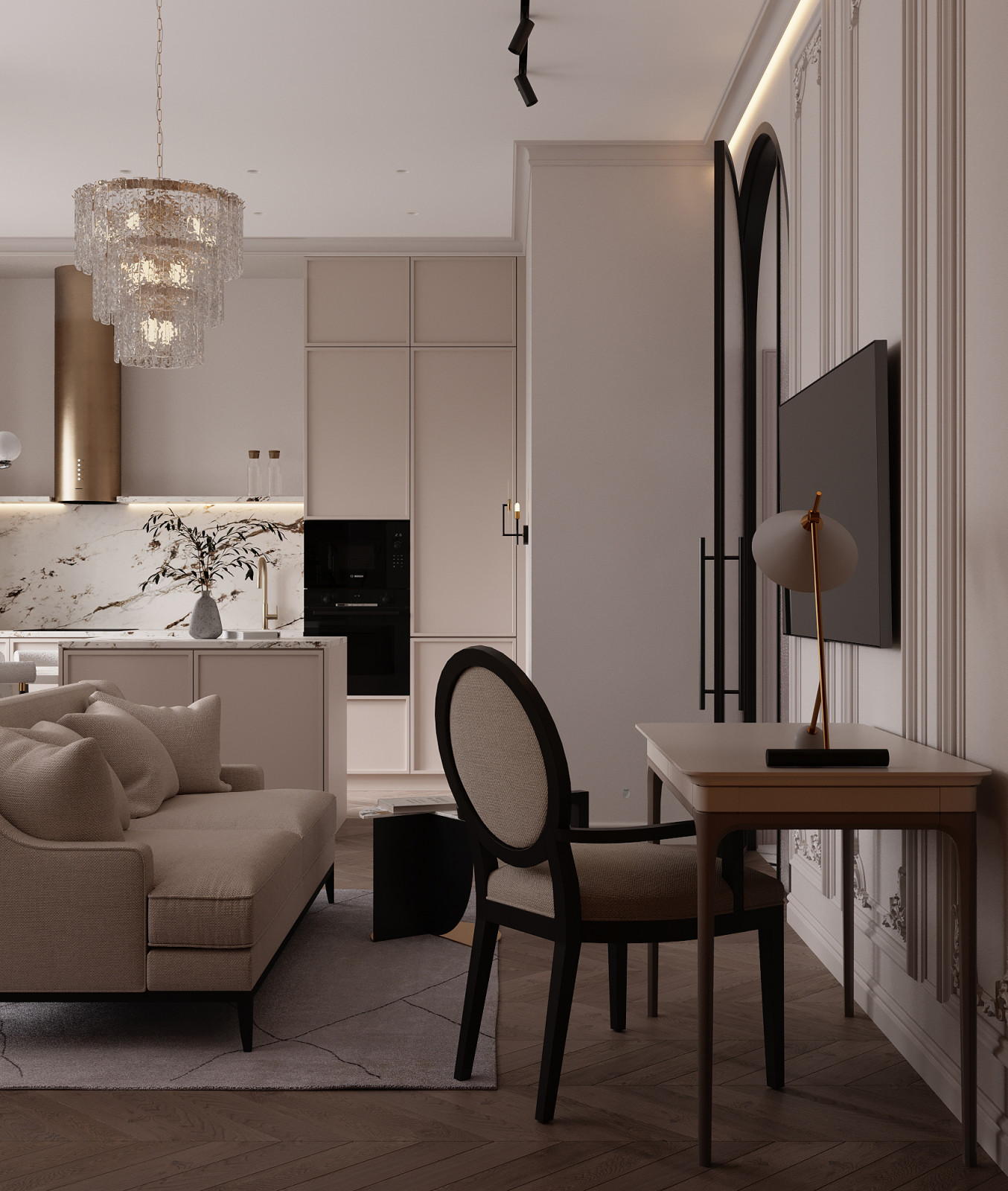 Кухня-гостиная